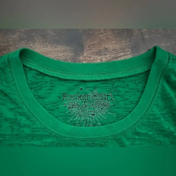 Rocker Girl All Access Entertainment | womens St. Patrick’s Day tee Size: XXL - Picture 4 of 7